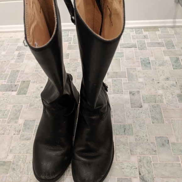 Frye Other - Frye leather boots 11.5 black girls